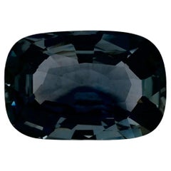 2.00 Ct Green Sapphire Cushion Loose Gemstone