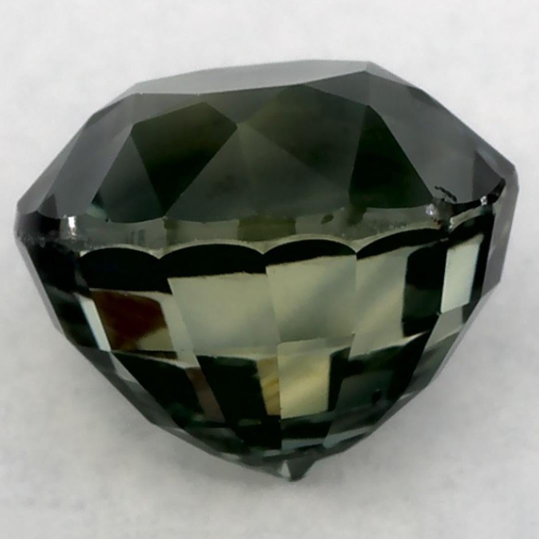 2.00 Ct Green Sapphire Round Loose Gemstone (Saphir vert rond en vrac) Neuf - En vente à Fort Lee, NJ