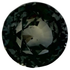 2.00 Ct Green Sapphire Round Loose Gemstone (Saphir vert rond en vrac)