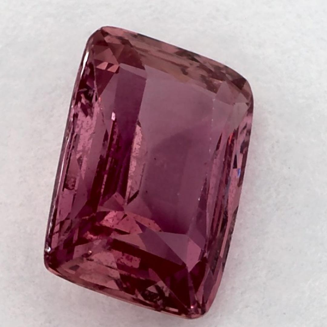 2.00 carati di zaffiro rosa ottagonale sfuso in vendita 2