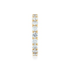 2.00 Carat, 18 Karat Yellow Gold, Diamond 20-Stone Eternity Band
