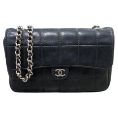 2000-2002 Chanel leather Chocolate bar mini bag