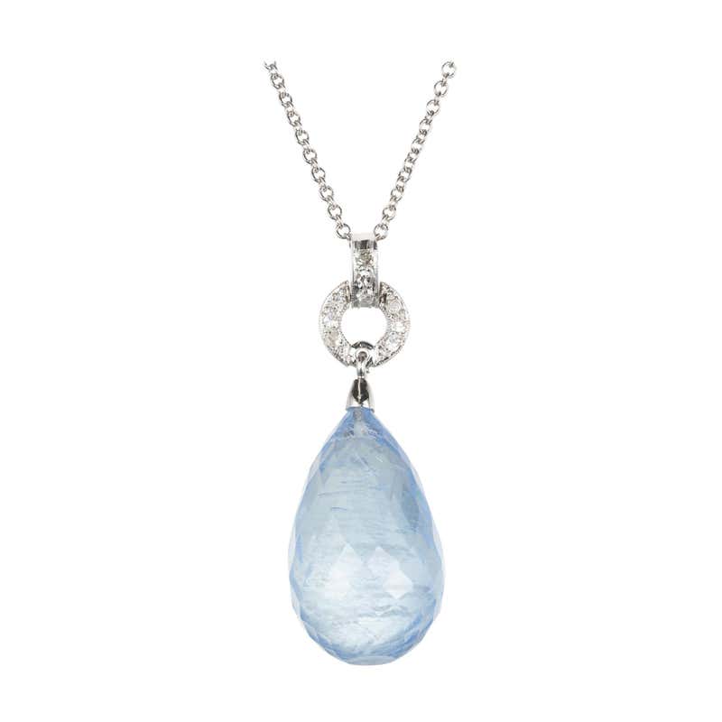 Art Deco Ruby Diamond Filigree Platinum Pendant Necklace at 1stDibs
