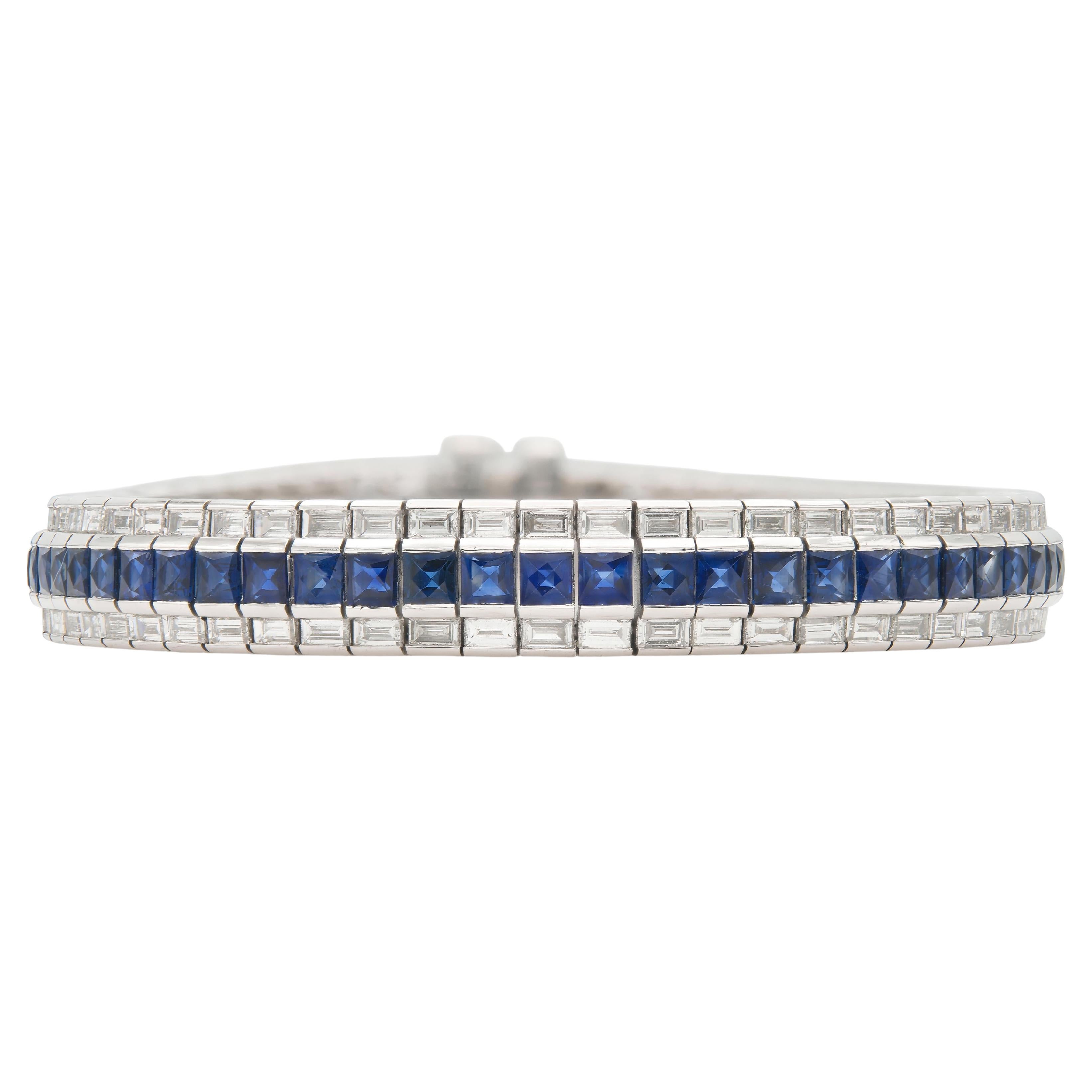 Bracciale con zaffiro da 20,00 carati e diamante da 12,00 carati