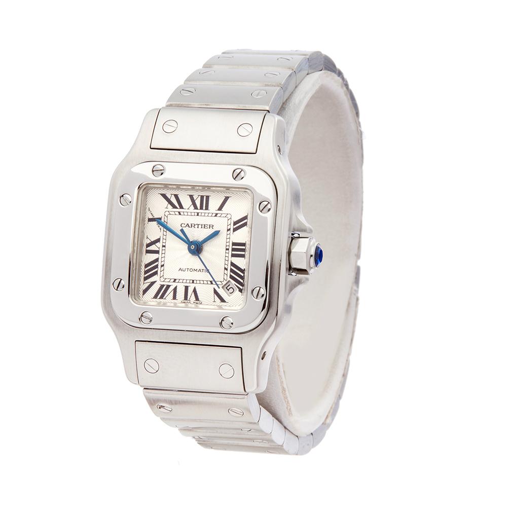 2000 Cartier Santos Galbee Stainless Steel 2423 Wristwatch