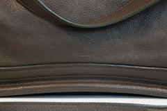2000 Chloé by Hannah MacGibbon Gray Leather 2 Way Paraty Bag