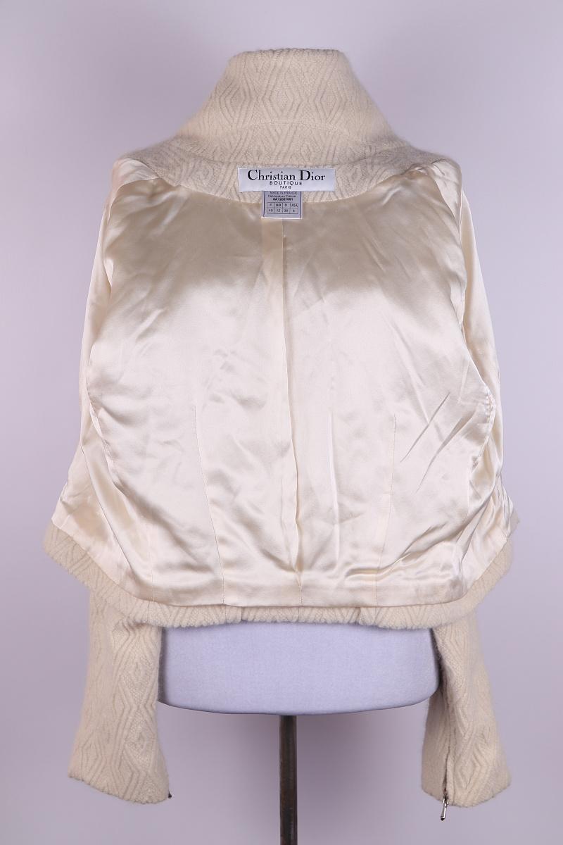 2000 Christian Dior Galliano FW 2000 Cappotto / Giacca di lana d'angora in vendita 5