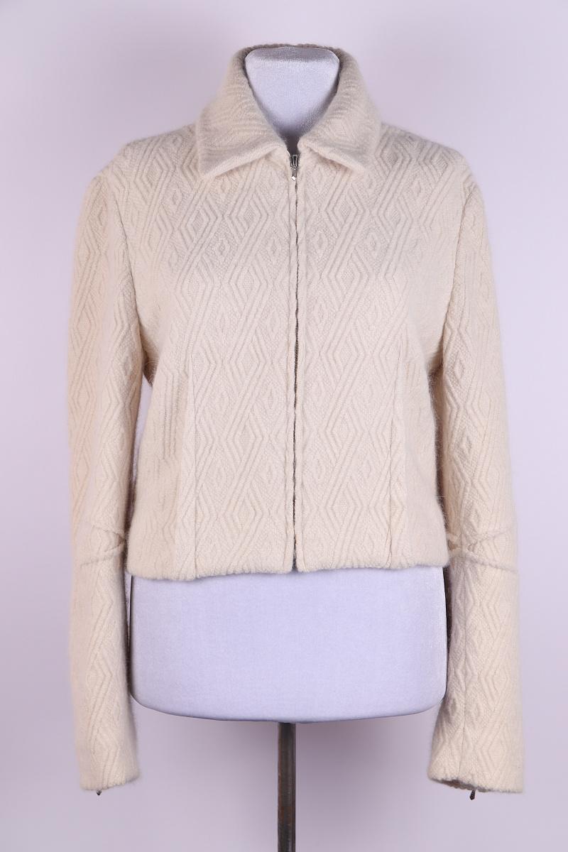 2000 Christian Dior Galliano FW 2000 Cappotto / Giacca di lana d'angora in vendita 13