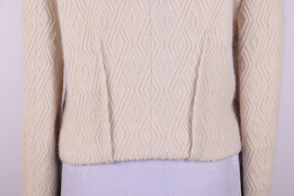 Donna 2000 Christian Dior Galliano FW 2000 Cappotto / Giacca di lana d'angora in vendita