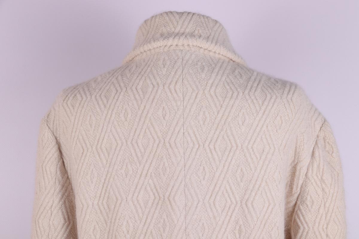 2000 Christian Dior Galliano FW 2000 Cappotto / Giacca di lana d'angora in vendita 1