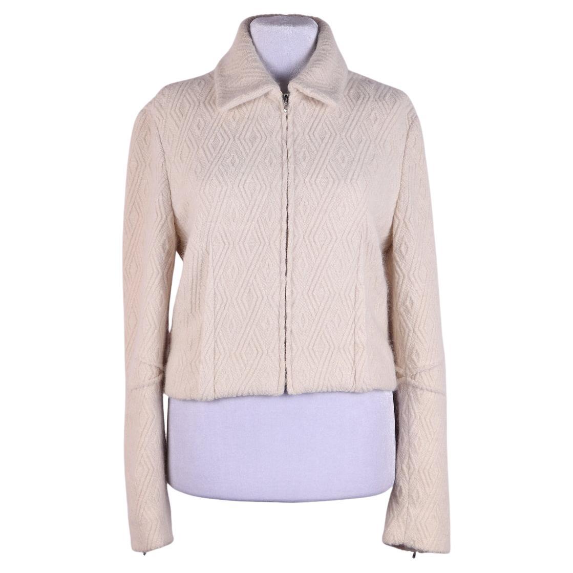 2000 Christian Dior Galliano FW 2000 Angora-Wollmantel / Jacke