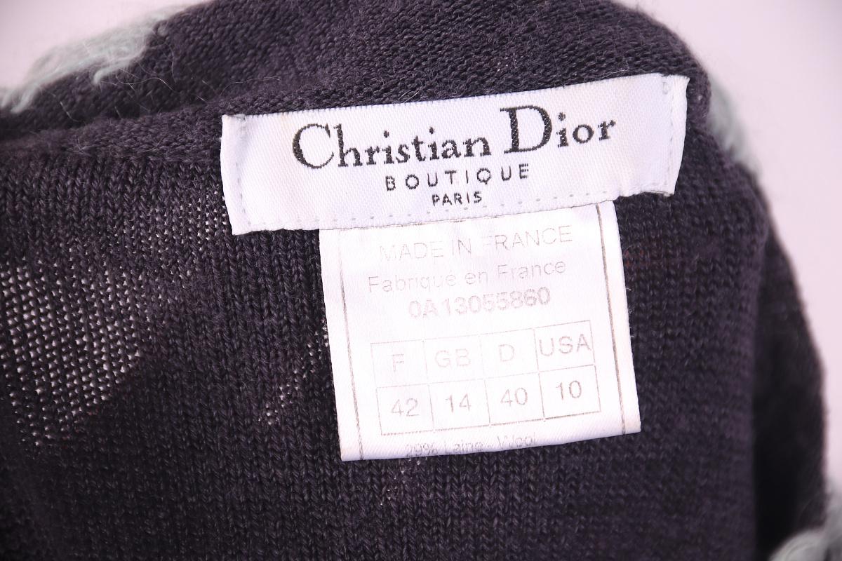 2000 Christian Dior Galliano sweater wool mohair For Sale 3