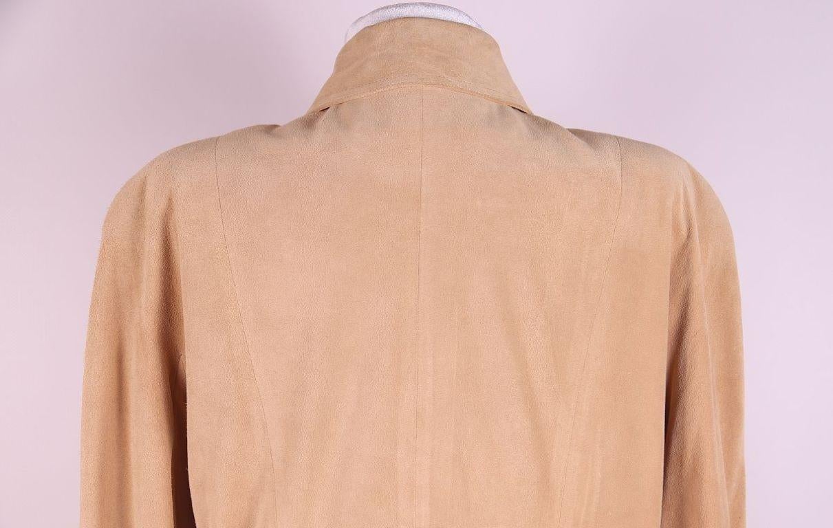 2000 Christian Dior & John Galliano suede shirt For Sale 2