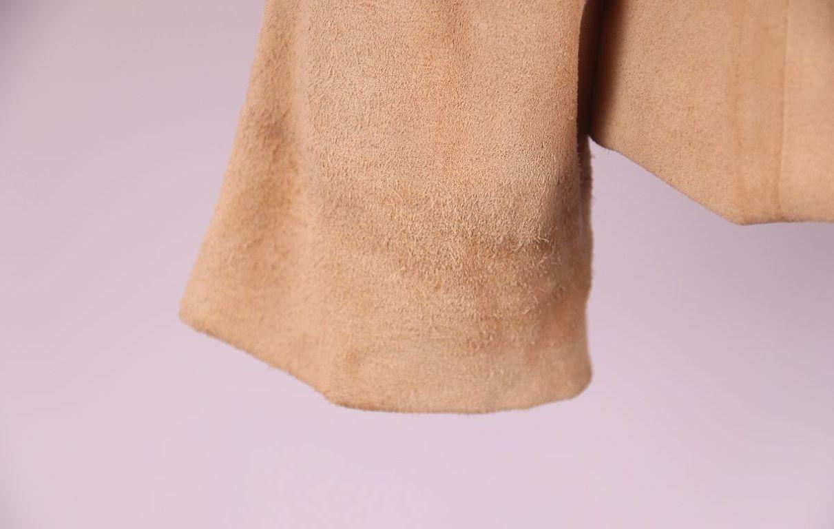 2000 Christian Dior & John Galliano suede shirt For Sale 3