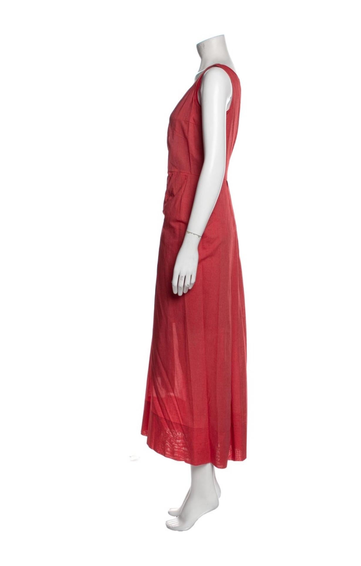 Red 2000 Comme des Garcons Slash Dress For Sale