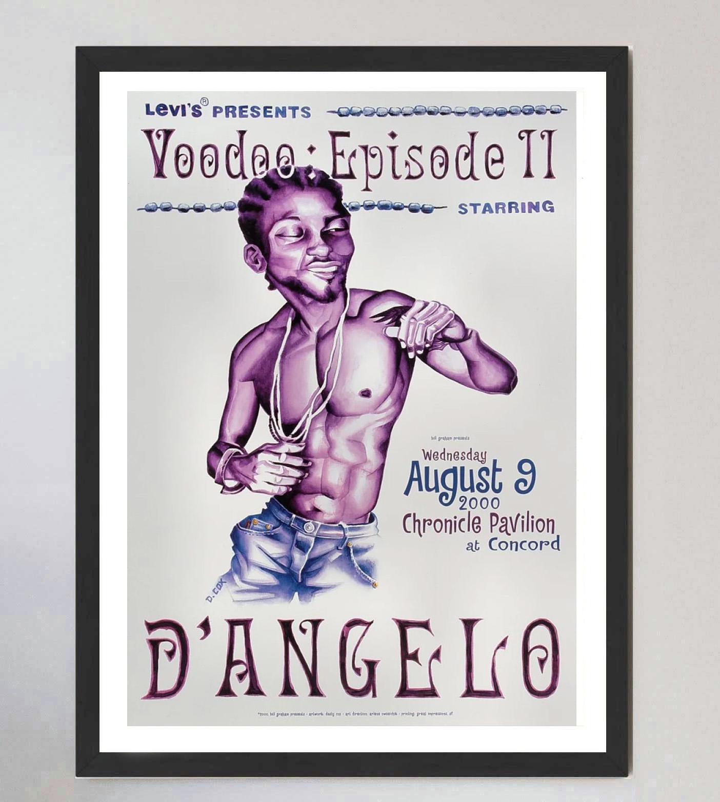 Americano 2000 D'Angelo - Voodoo Episode II Poster originale d'epoca in vendita