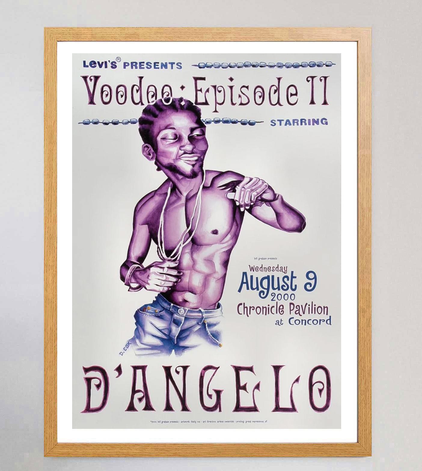 2000 D'Angelo - Voodoo Episode II Poster originale d'epoca In condizioni buone in vendita a Winchester, GB