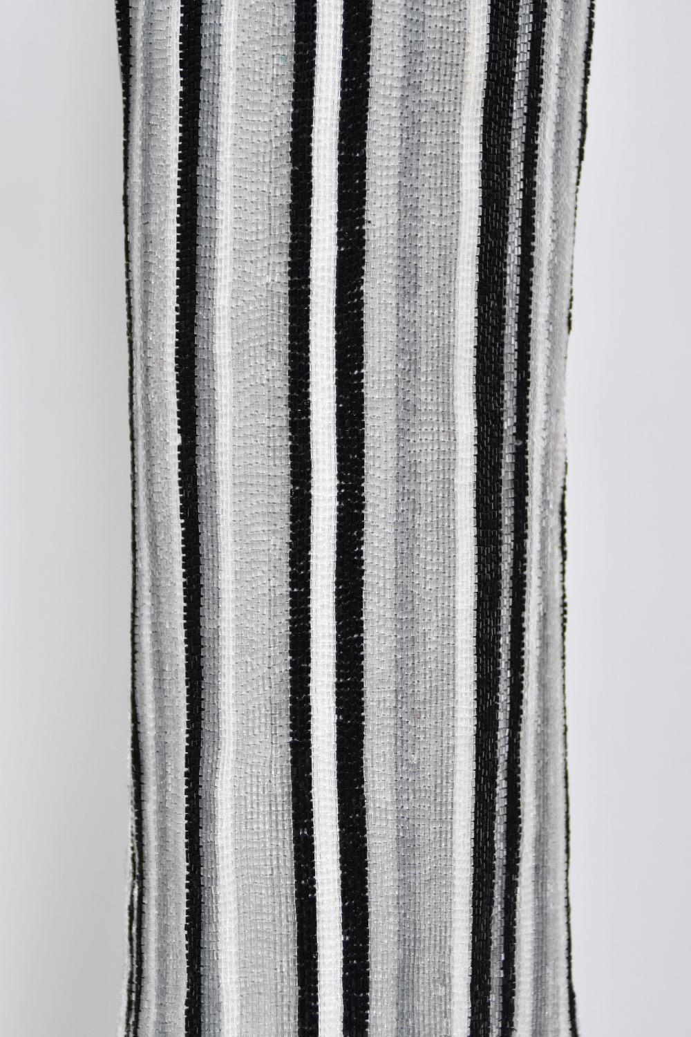 2000 Gucci by Tom Ford Documented Runway Campaign Fully-Beaded Striped Pants For Sale 2