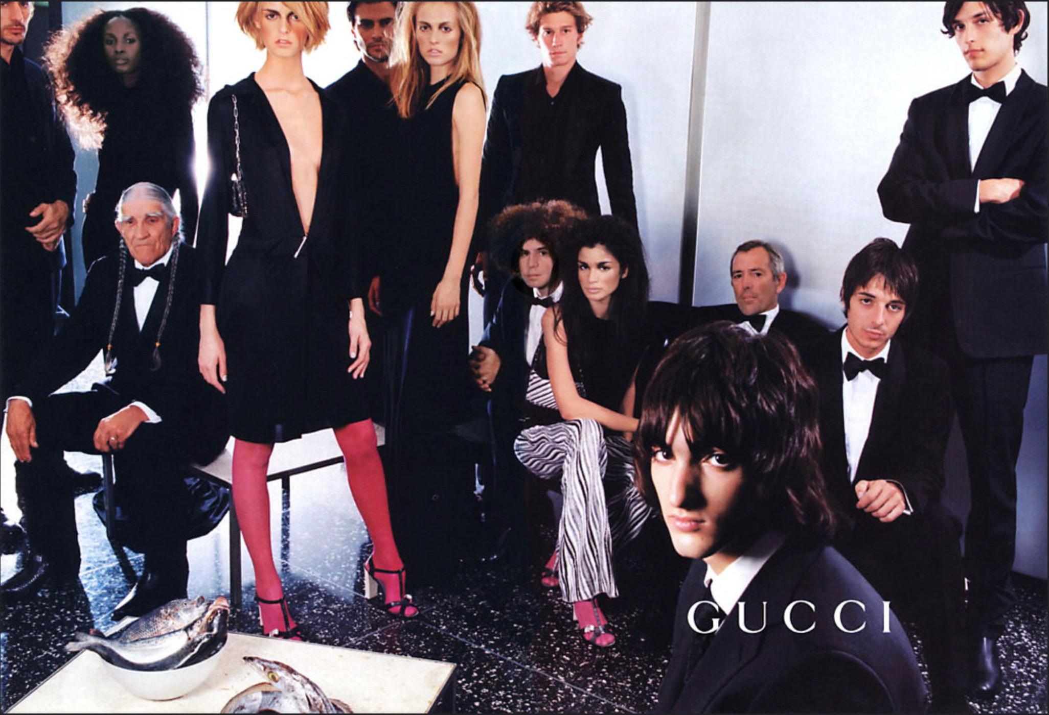 2000 Gucci by Tom Ford Documented Runway Campaign Fully-Beaded Striped Pants For Sale 4