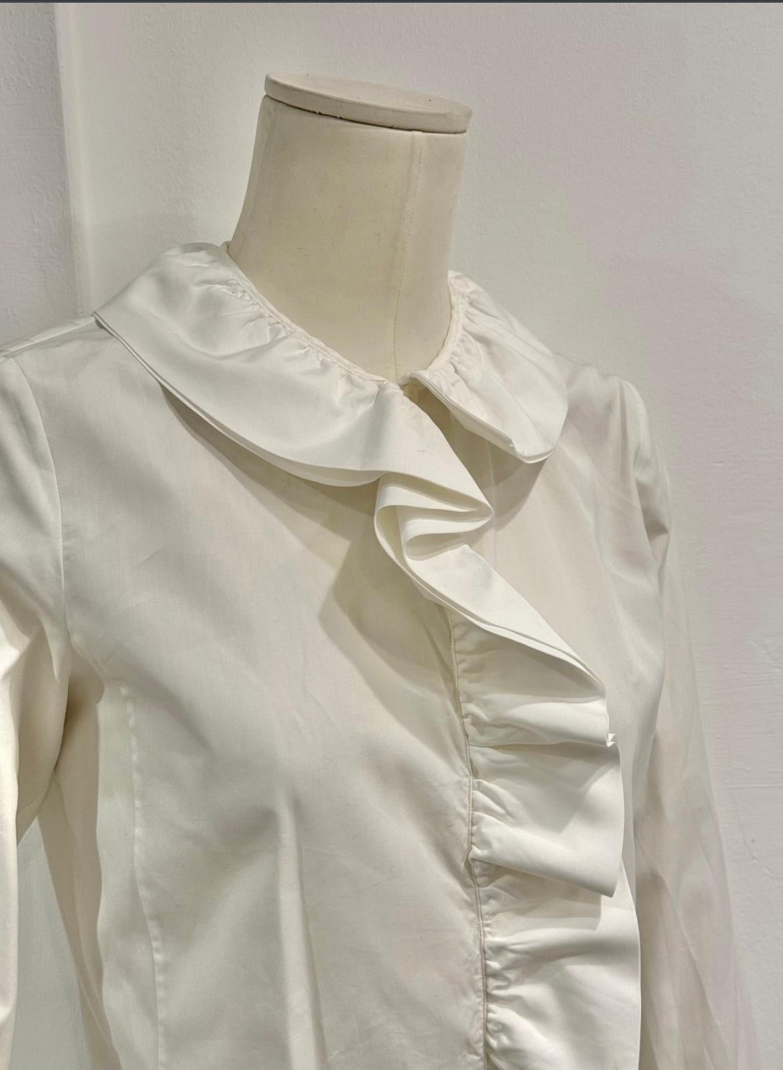 2000 Gucci by Tom Ford - Chemise asymétrique froncée Pour femmes en vente