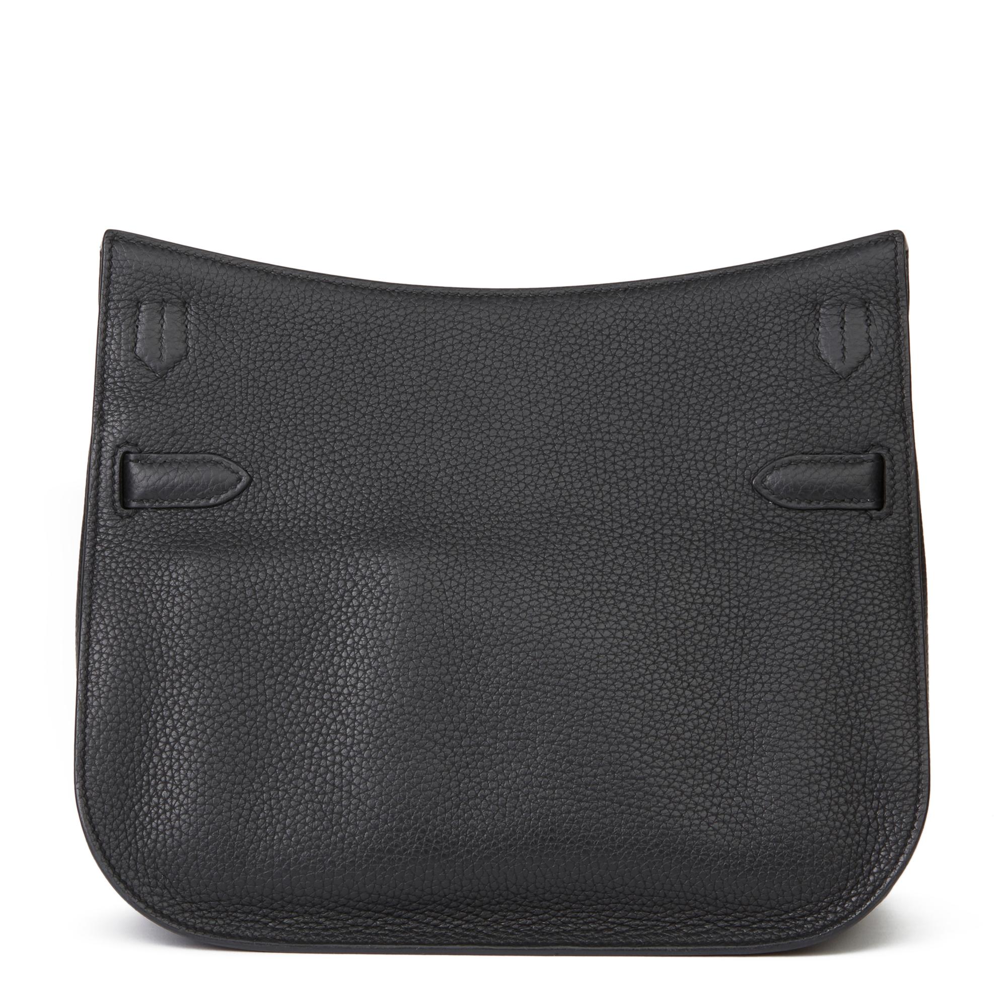 Women's 2000 Hermès Black Clemence Leather Jyspiere 29cm