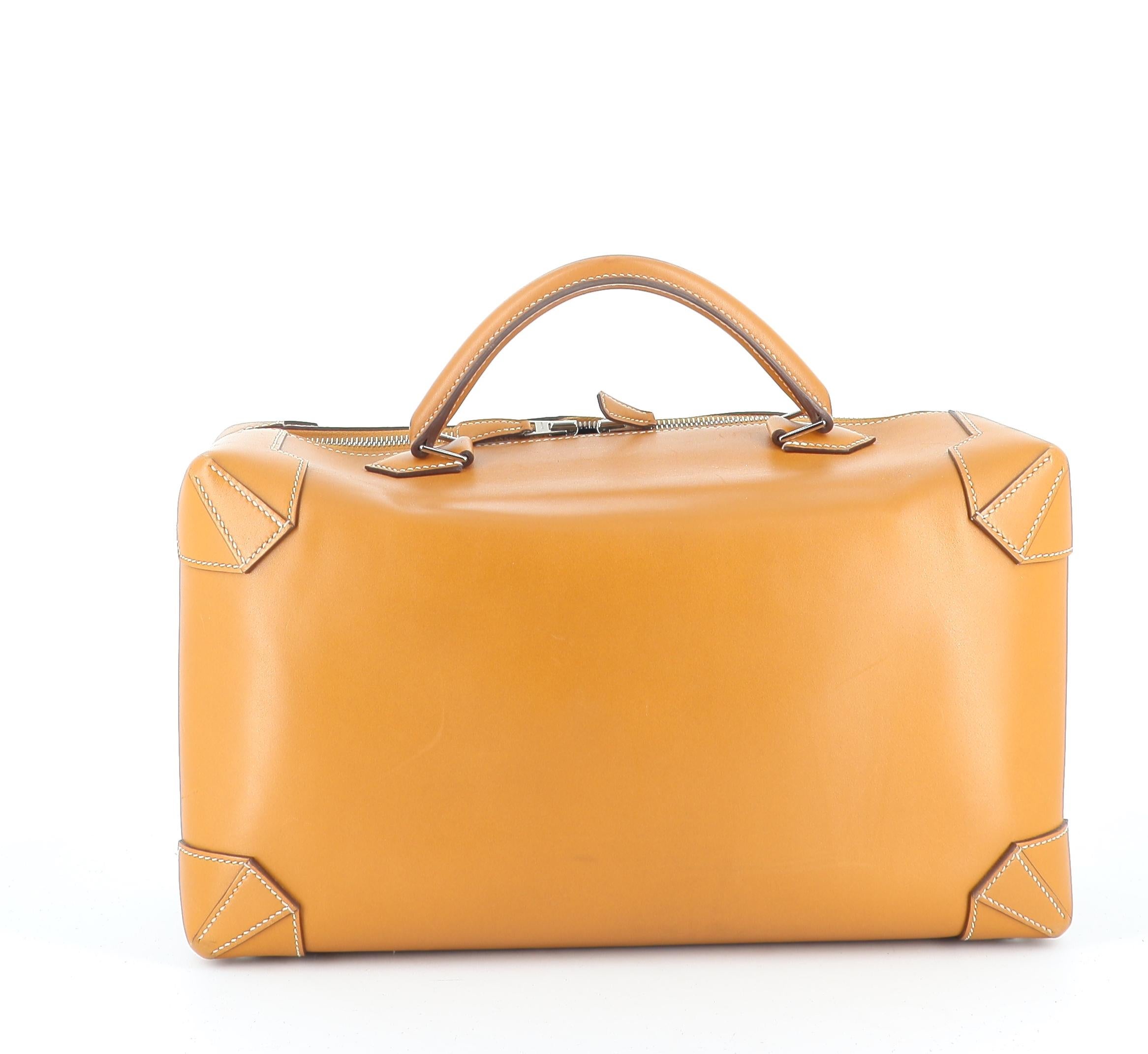 2000 Hermès Brown Maxibox 37 Bag 1