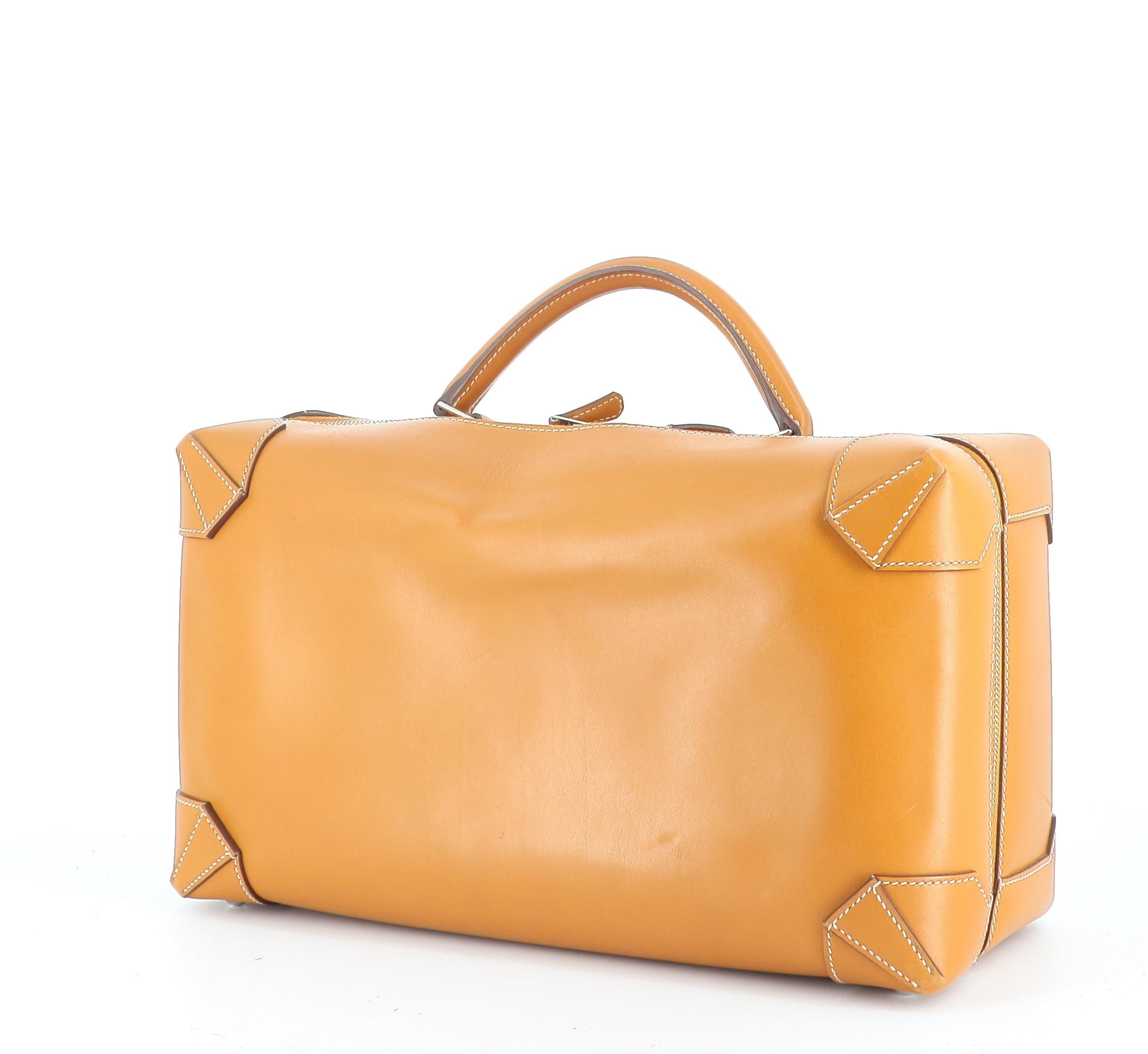 2000 Hermès Brown Maxibox 37 Bag 3