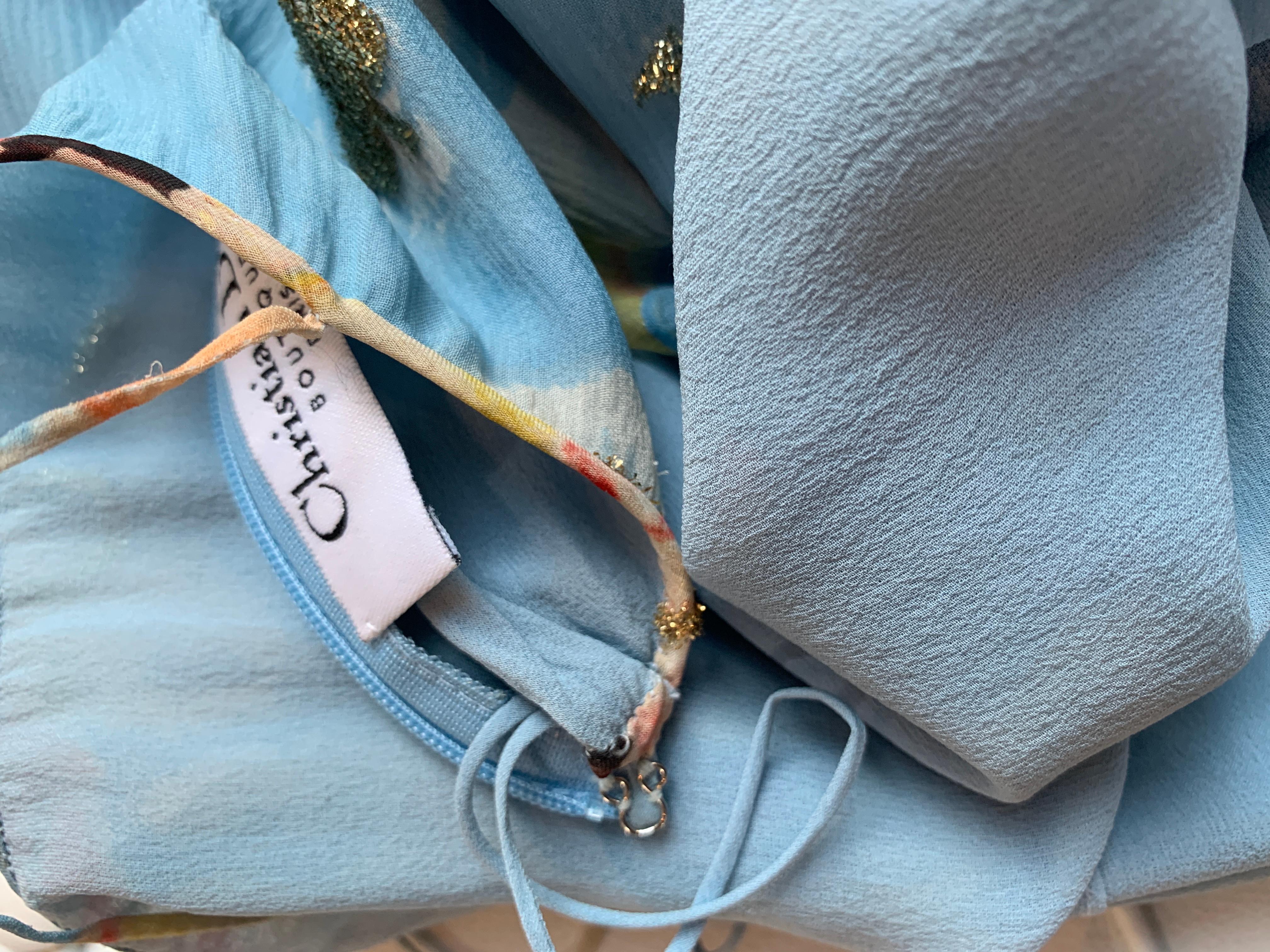 Iconico Christian Dior & John Galliano SS2001 con ricamo domino/casinò US 12 in vendita 13