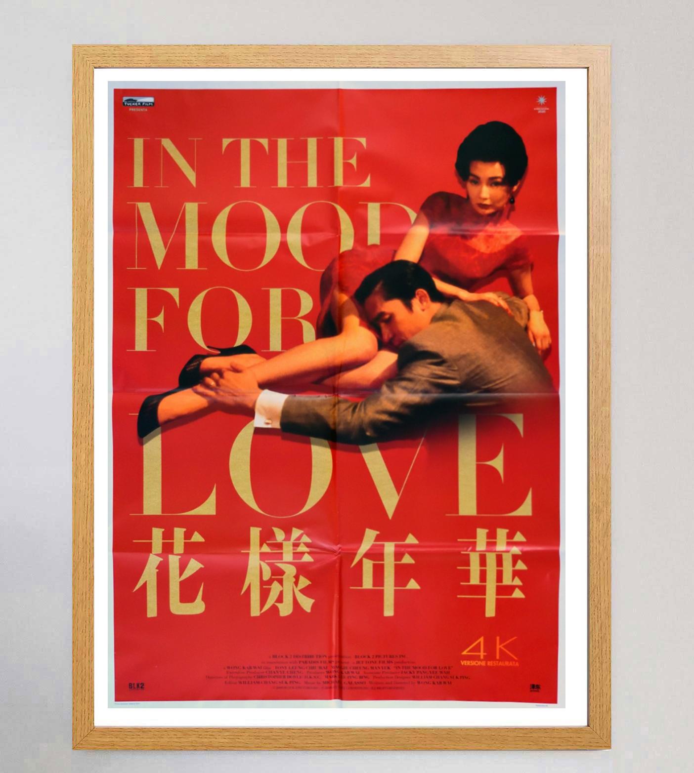2000 In The Mood For Love (Italian) Original Vintage Poster In Good Condition For Sale In Winchester, GB