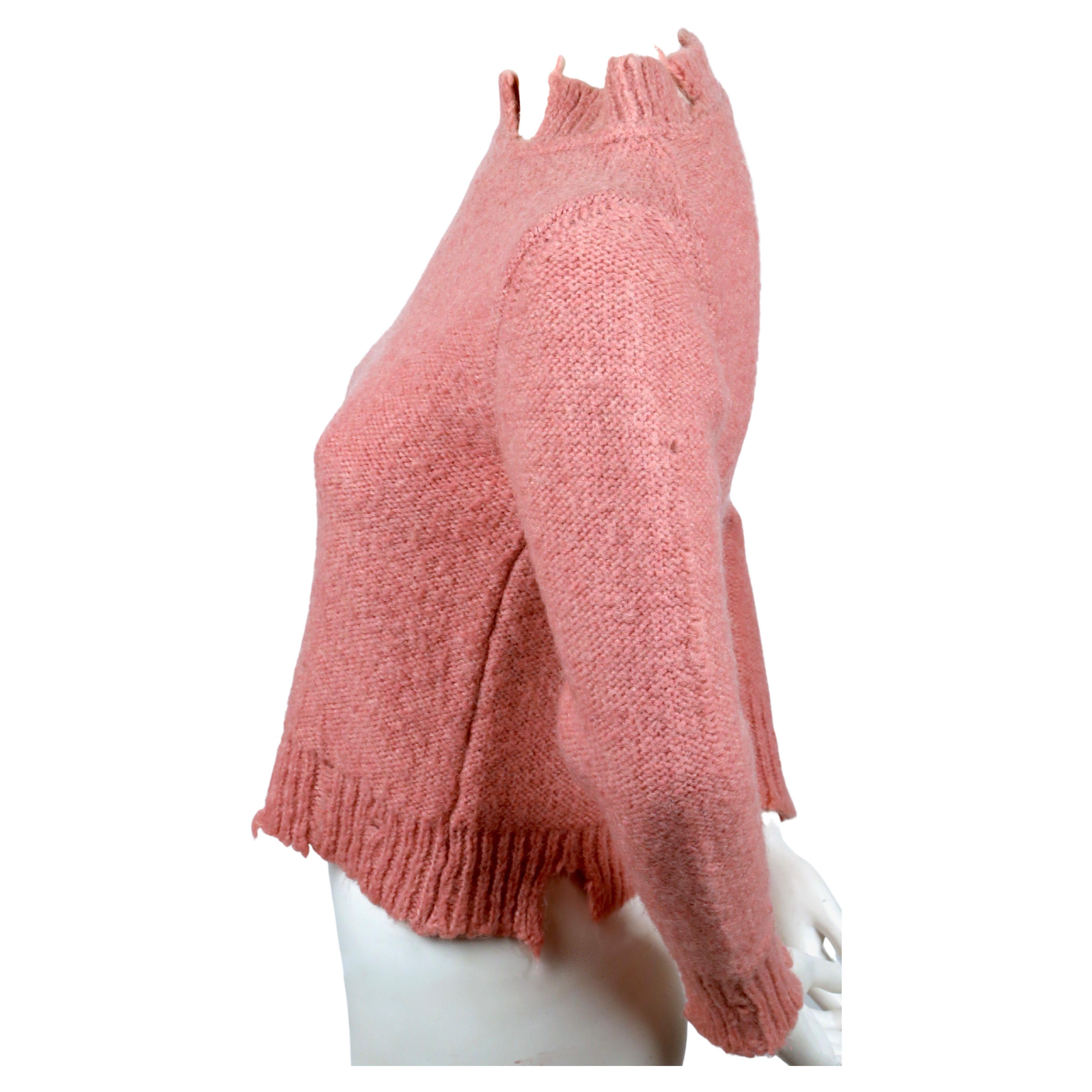 2000 MAISON MARTIN MARGIELA destroyed sweater produced by 2000 MAISON MARTIN MARGIELA destroyed sweater produced by