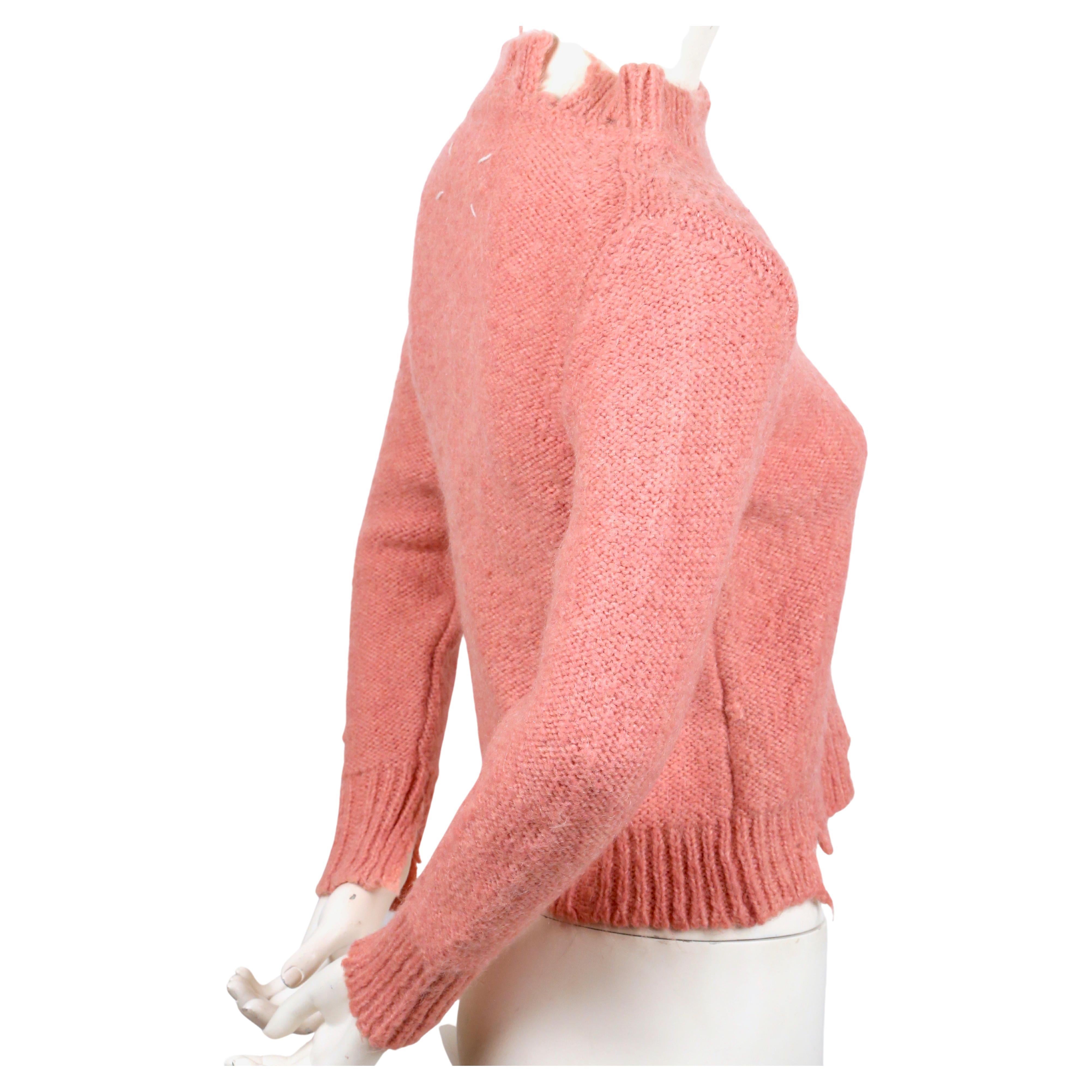 2000 MAISON MARTIN MARGIELA destroyed sweater produced by 2000 MAISON MARTIN MARGIELA destroyed sweater produced by