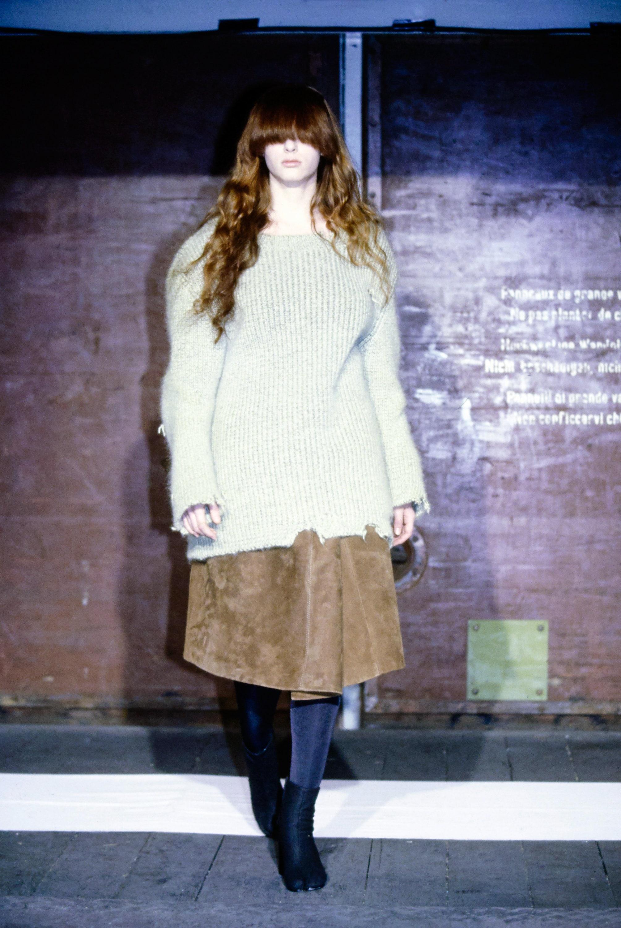 2000 MAISON MARTIN MARGIELA destroyed sweater produced by Miss Deanna 1