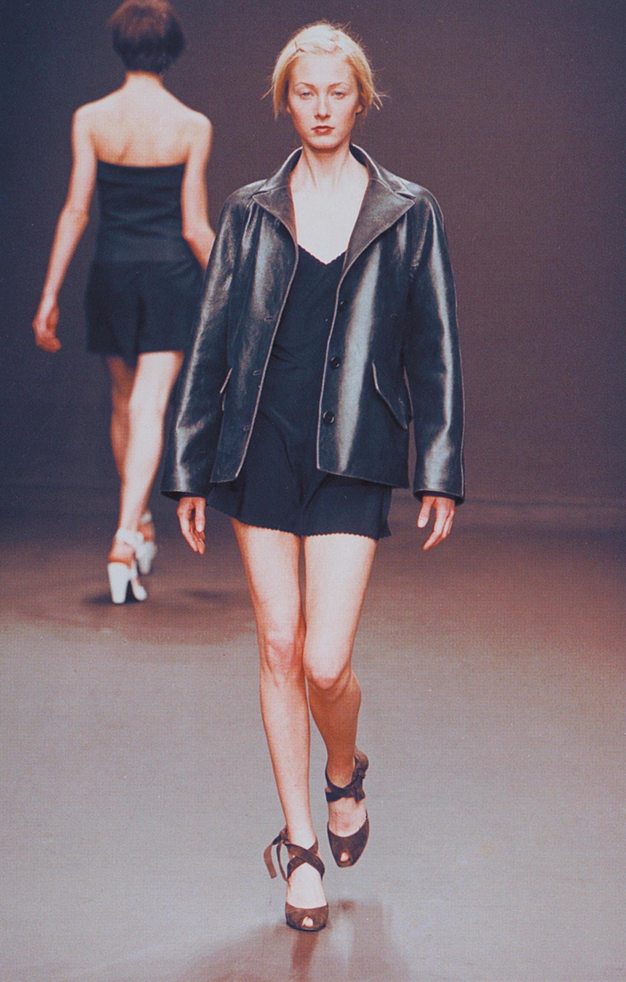 2000 MIU MIU heavily 'distressed' leather RUNWAY jacket For Sale 8