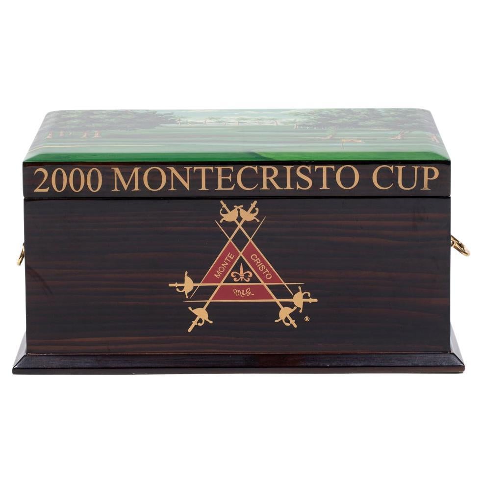 2000 Montecristo Cup, Painted Lid Great Condition, Limited Edition
The 2000 Montecristo Cup refers to a three-day golf tournament that has been held in the Caribbean by Montecristo, one of the most recognizable names in the cigar industry. The 2000