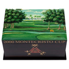 2000 Montecristo Cup, Painted Lid, Great Condition, Limited Edition