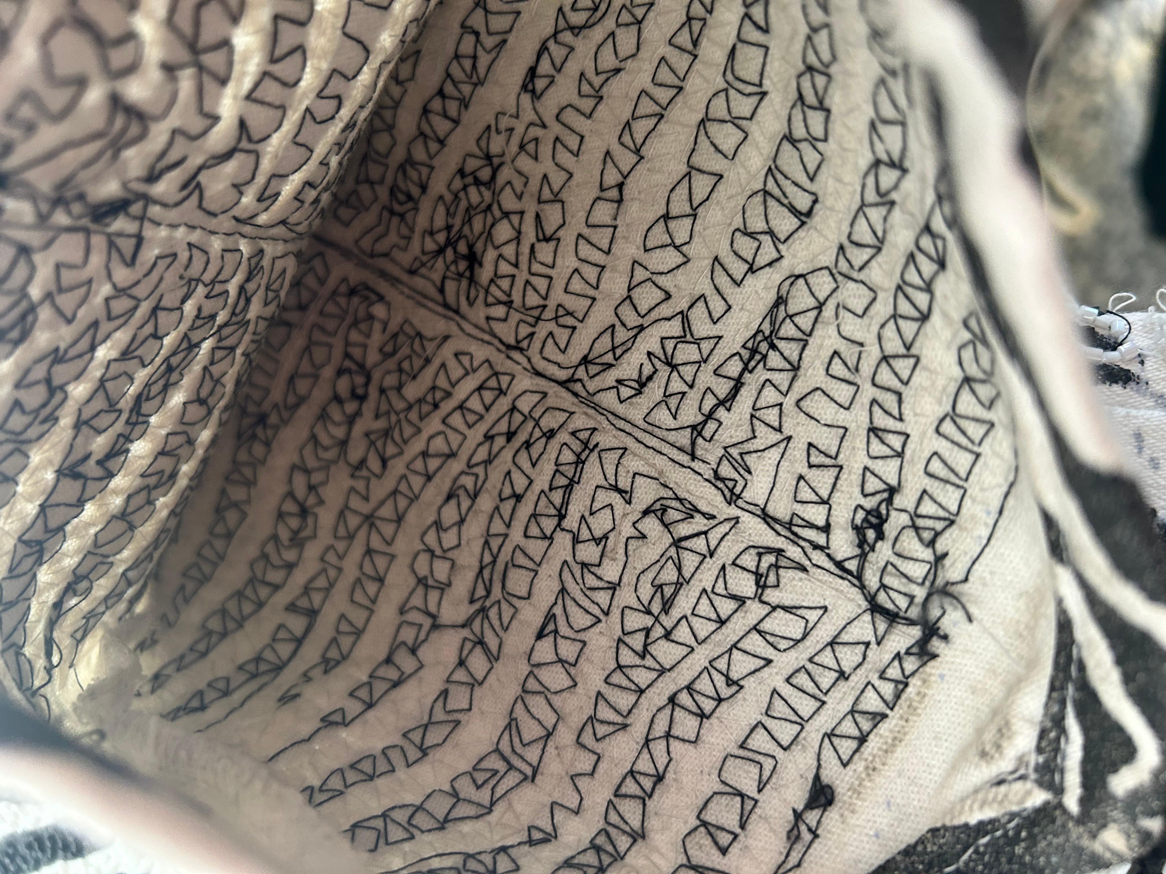 2000 Roberto Cavalli Embellished Zebra Print Pants For Sale 3