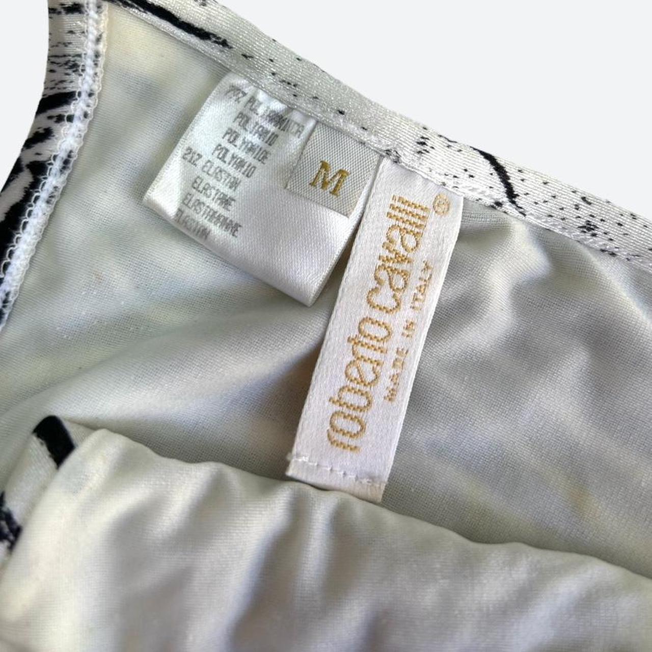 2000 Roberto Cavalli Zebra Print Embellished Bikini For Sale 4