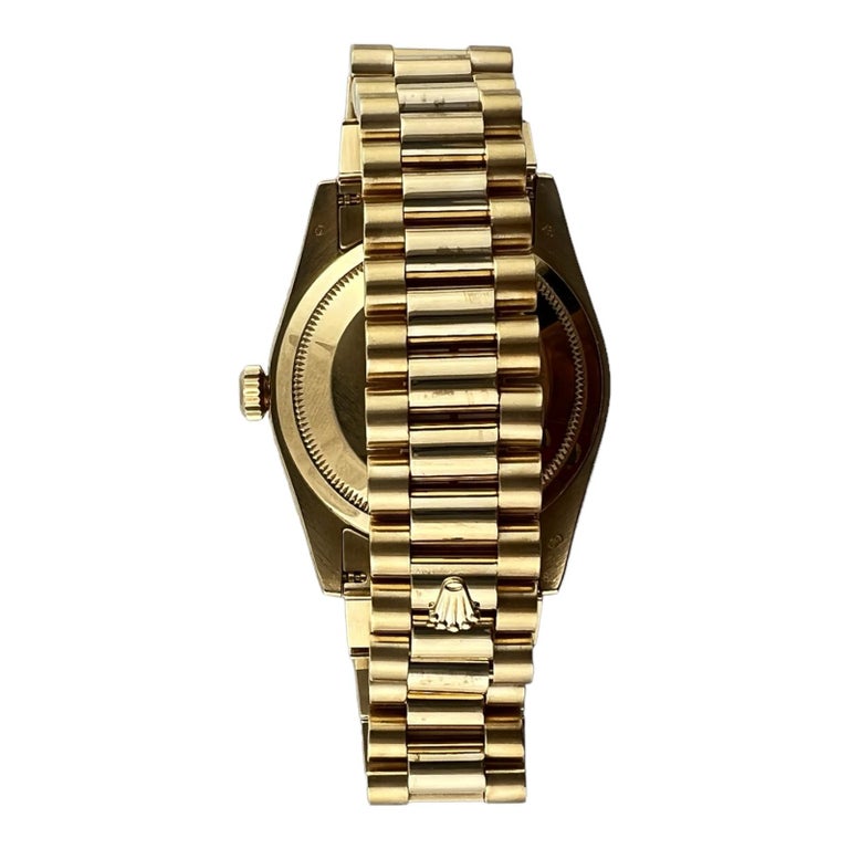 2000 Rolex Presidential Men's Day Date 18K Yellow Gold Watch 118238 at