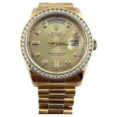 Used 2000 Rolex Presidential Men's Day Date 18K Yellow Gold Watch 118238