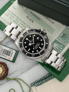 2000 Rolex Sea Dweller 16600 Stainless Steel Black Dial Automatic 40mm