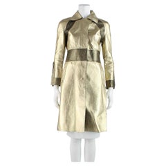 2000 Tom Ford for Gucci Look#26 Gold Leather Coat