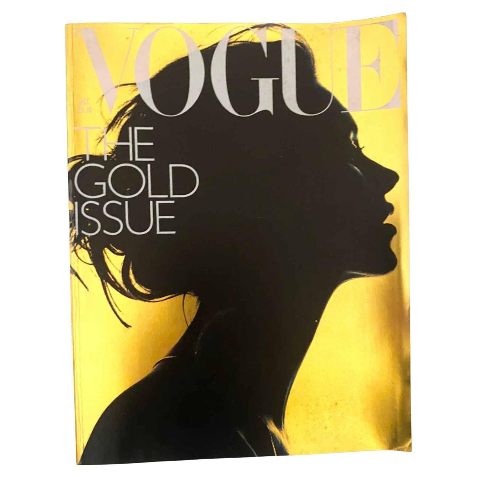 2000 Vogue - The Golden Issue - Cover by Nick Knight For Sale