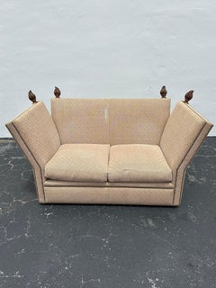 2000er A. Rudin Down Beige Knole Sofa