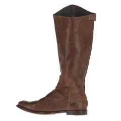 Bottes hautes Alexander Mc Queen des années 2000