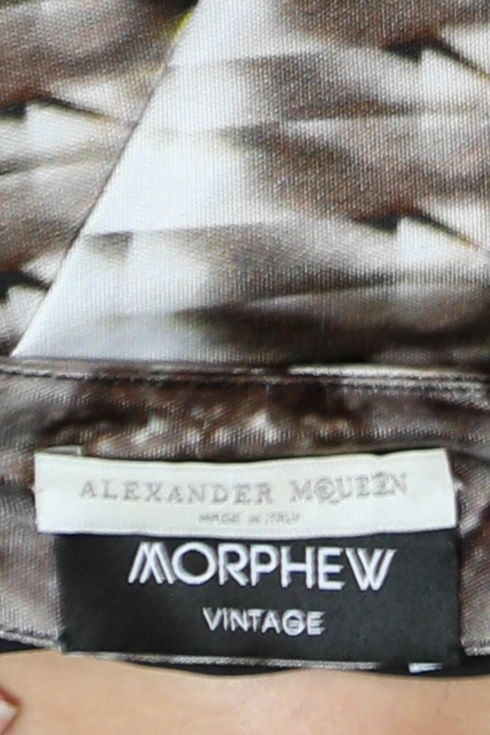 2000S Alexander Mcqueen Black & White Poly/Lycra Leggings And Tunic Top Ensembl For Sale 6