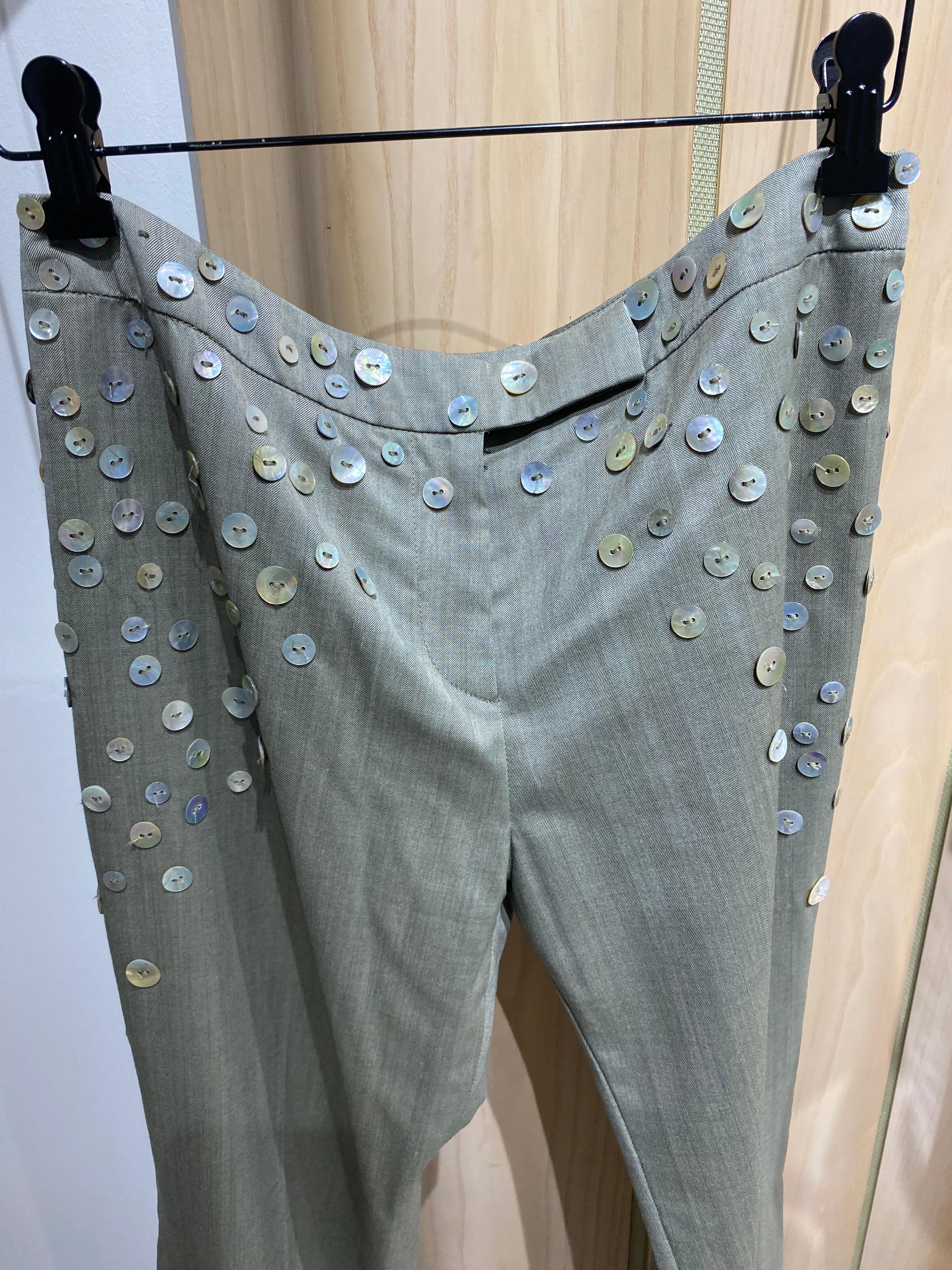 Ensemble veste et pantalon ajustés des années 2000 Alexander McQueen en vente 10