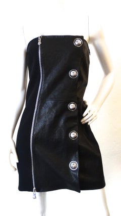 2000s Anthony Vaccarello for Versus Versace Strapless Dress