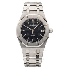2000er Audemars Piguet Royal Oak 14790ST Edelstahl Schwarzes Zifferblatt Automatik 36m