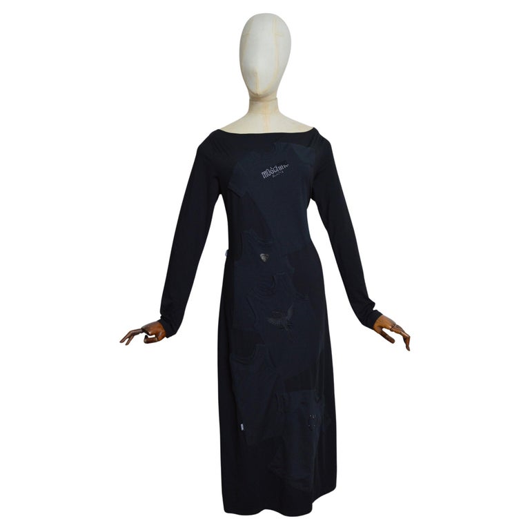 moschino long sleeve dress Moschino Cut-out Detail Long-sleeve Dress