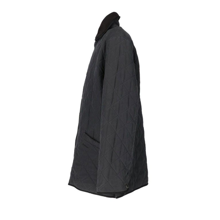 2000s Barbour black quilted jacket For Sale at 1stDibs